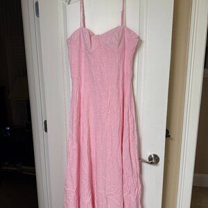 Peppermayo - Angelina Linen Maxi Dress - Pink Petal